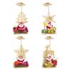 2025 Christmas Candle Holder Pillar Candle Holder Party Decor Decorative Festival Dining Room Candles Stand Table Decoration