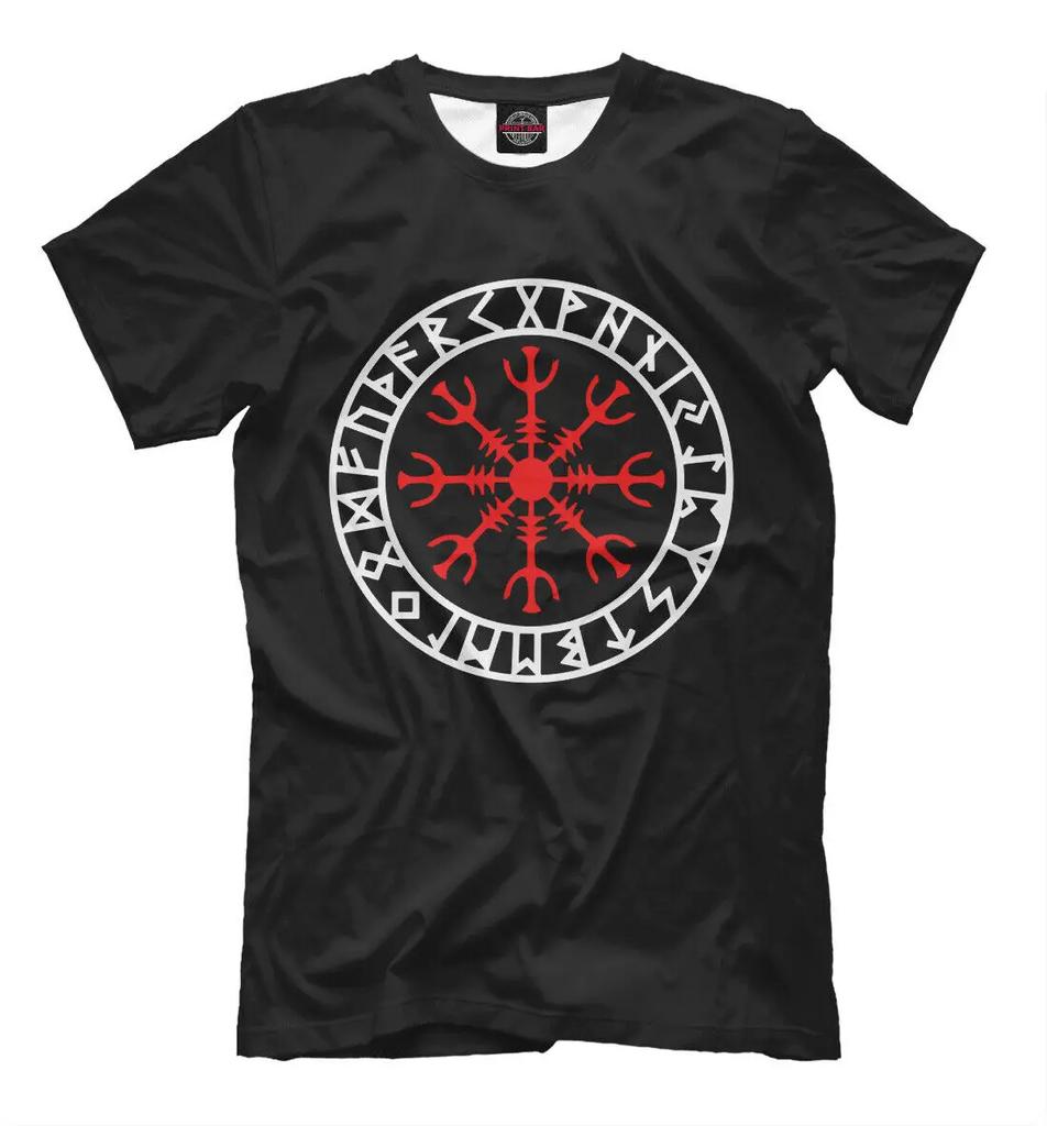 Helm of Horrors Russia Slavs Runes TShirt Summer Cotton Short Sleeve ONeck Mens T Shirt New S3XL