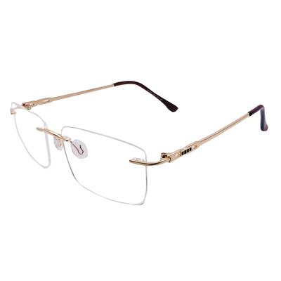 RSINC RimLess Frame/eyeglass/ Optical, Metal For Men And Women,  Sports,Olivia Gold Brown 51001 53-18-143 (IB-2) M1 Olivia 51001 Gold Brown | IB 2