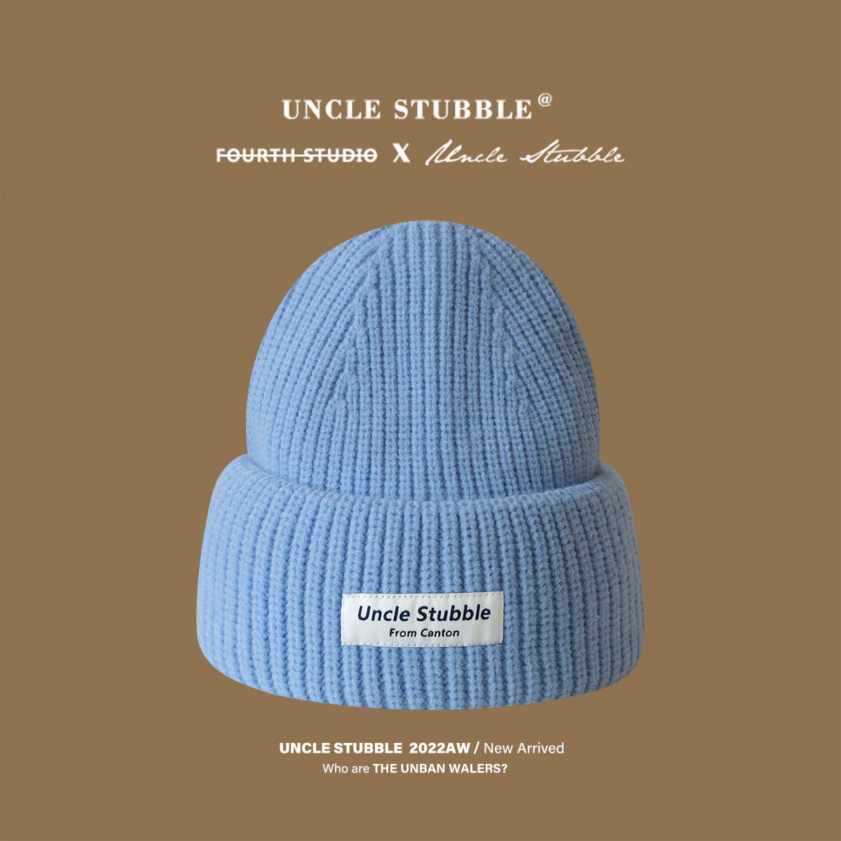 

Knitted Hat for Winter Men and Women Warm and Thickened Outdoor Travel Ear Protection Wool Hat Korean Solid Color Fashionable and Versatile