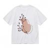 Women's Trend Soft Breathable Classic T-Shirt Mens Womens Tees Top Plant Twig Abstract Pattern Tee