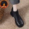 Brown British Martin Boots Women's 2025 Autumn New Short Women's Boots Casual Versatile Retro Short Boots Adult
