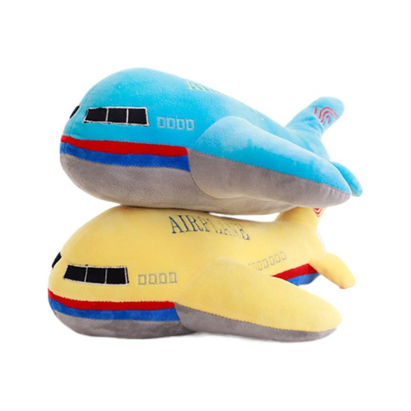 Simulationsflugzeugmodell Wurfkissen Plüschtier, kreatives Verkehrsflugzeug Kissenkissen Kinder Geburtstagsgeschenk für Freund