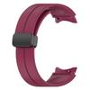 Silicone Strap with Folding Magnetic Buckle for Samsung Watch 4/5/6/Pro - In Stock