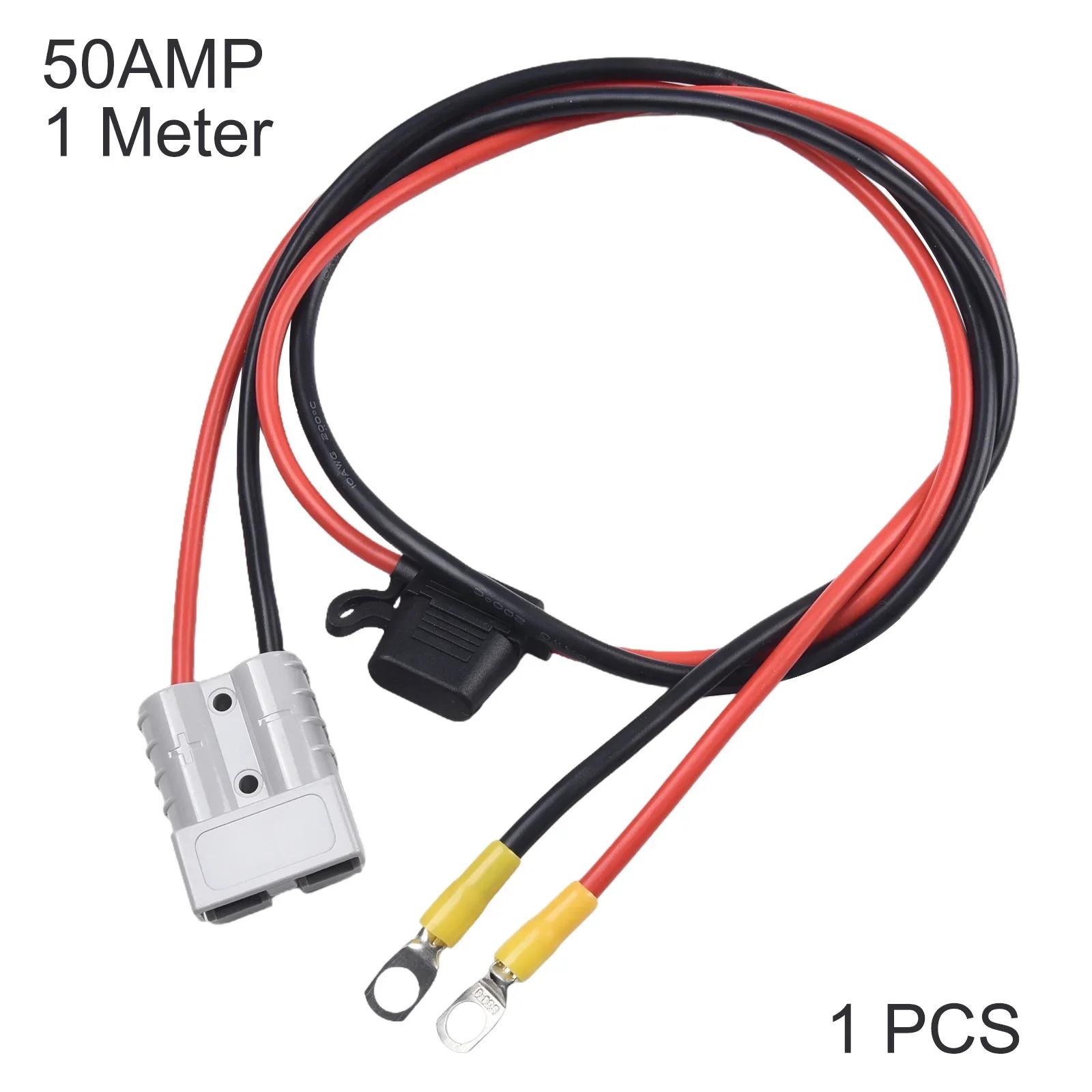50A Wiring Kit Battery Cable Quick Connect 12V 1/6m Type Plug For Anderson Type Plug Battery Cable Quick Connect Accessories