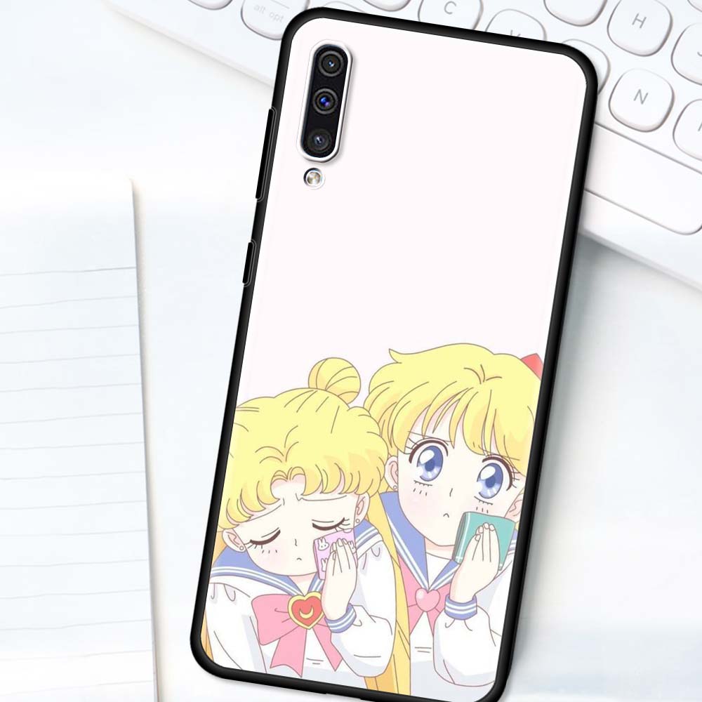 Anime Kawaii Sailor MoonS Fall für Samsung A50 A51 A70 A71 A21s Telefon Abdeckung Für Galaxy A10 A20e A30 A40 a20s A10s Weiche Coque