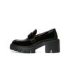 Su Yinyin's New Autumn and Winter Models Increase In Height by 7cm~ SW Leather Thick Heel Platform Loafer Single Shoes Women's Small Leather Shoes
