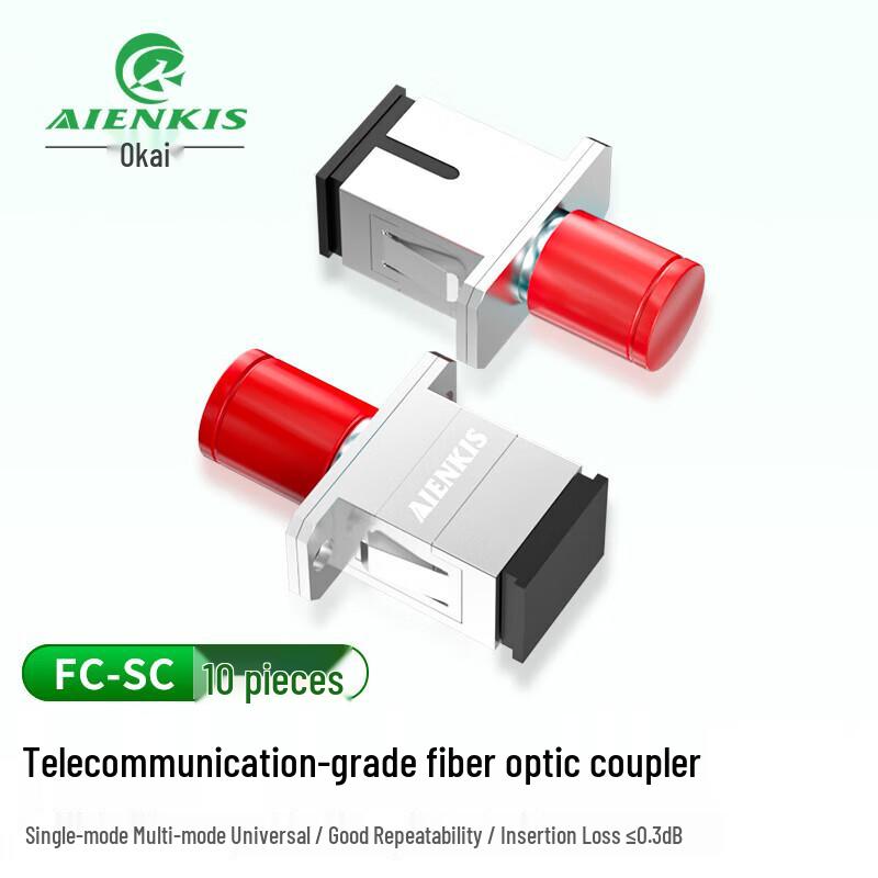 AIENKIS Telecom-Grade Fiber Optic Adapters