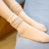 Einfarbig JK Mädchen Polyester Winter Thermosocken Überknie Socken Oberschenkelhohe Socken Damen Strümpfe