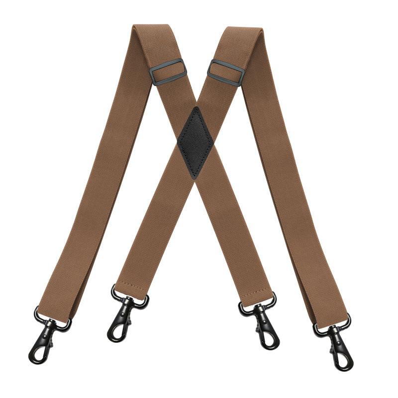 

JIERKU Suspenders X Style Buckle Braces Suspensorio Tirantes Hombre Elastic Strap Black Hook Father s Gift 3.5*120cm верблюд