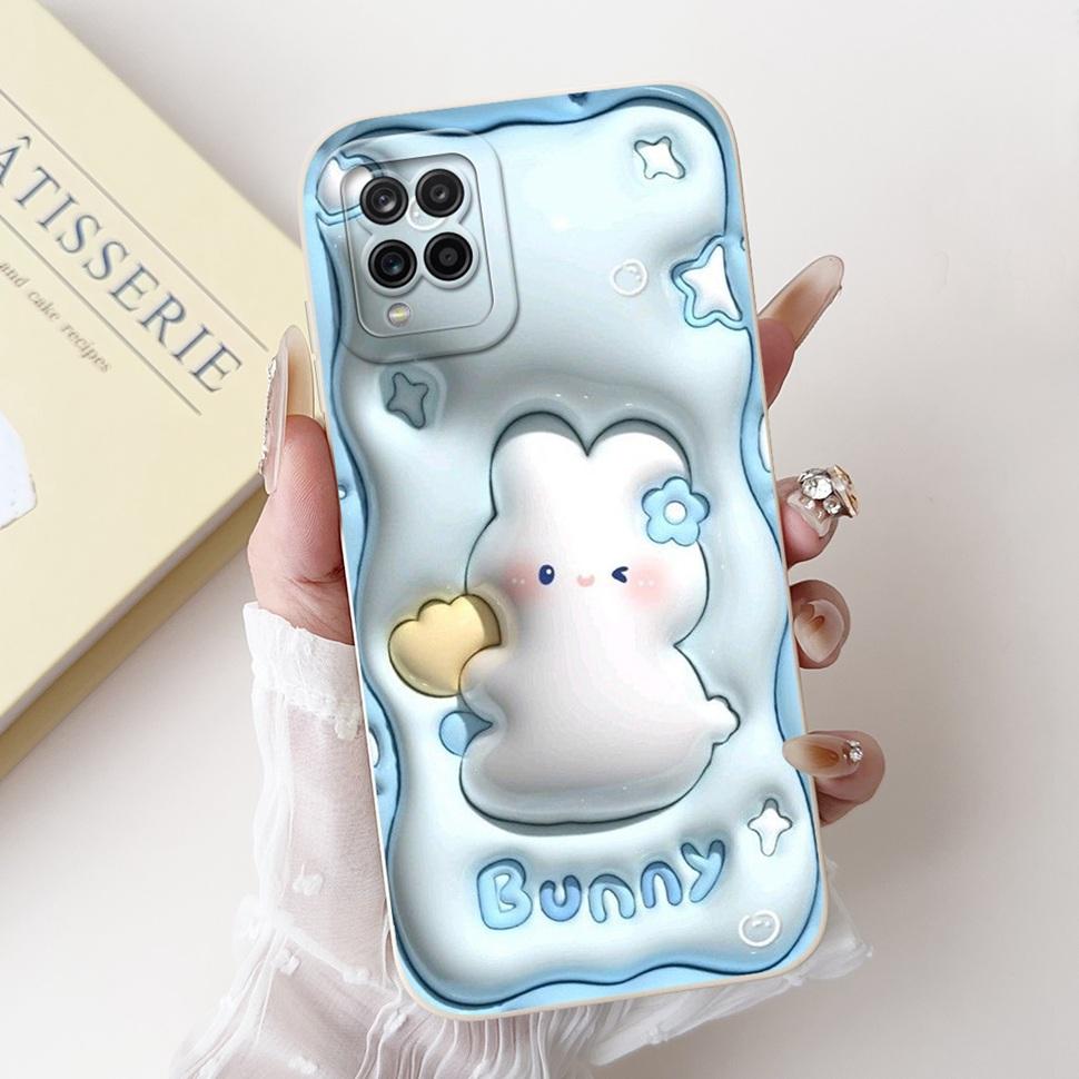 For Samsung Galaxy A12 Case Cute Cats Butterfly Soft Silicone Phone Cases For Samsung A12 A 12 GalaxyA12 ShockProof Back Cover