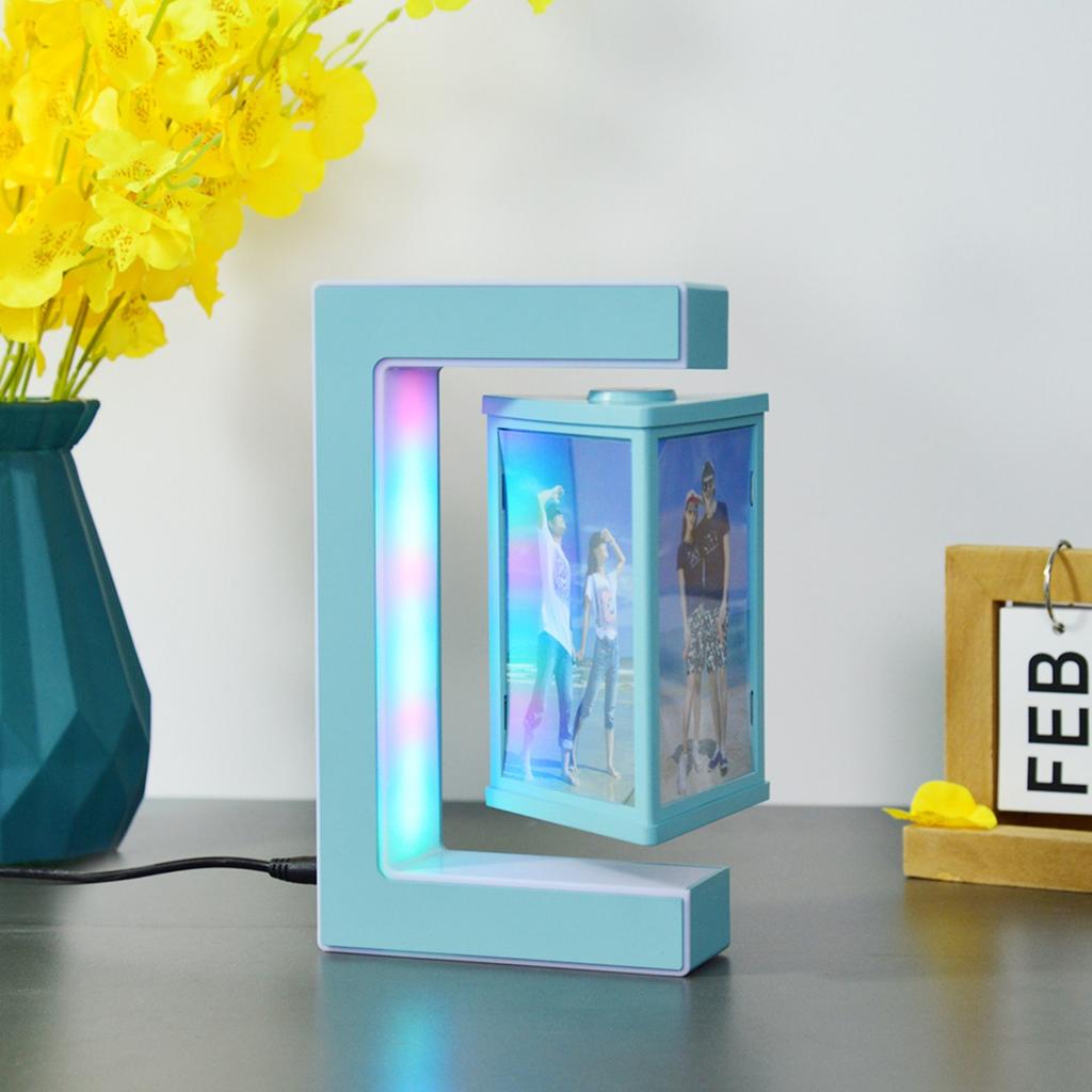 Levitating Photo, Magnetic Floating, With LED Colorful Lights Display Up Photos For Home Wedding Decoration