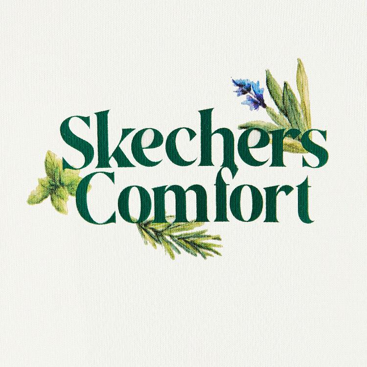 Skechers Comfortable Fashion Casual Sports Short Sleeve Dress Women Dresses Cotton-Candy-White L225W134-0074