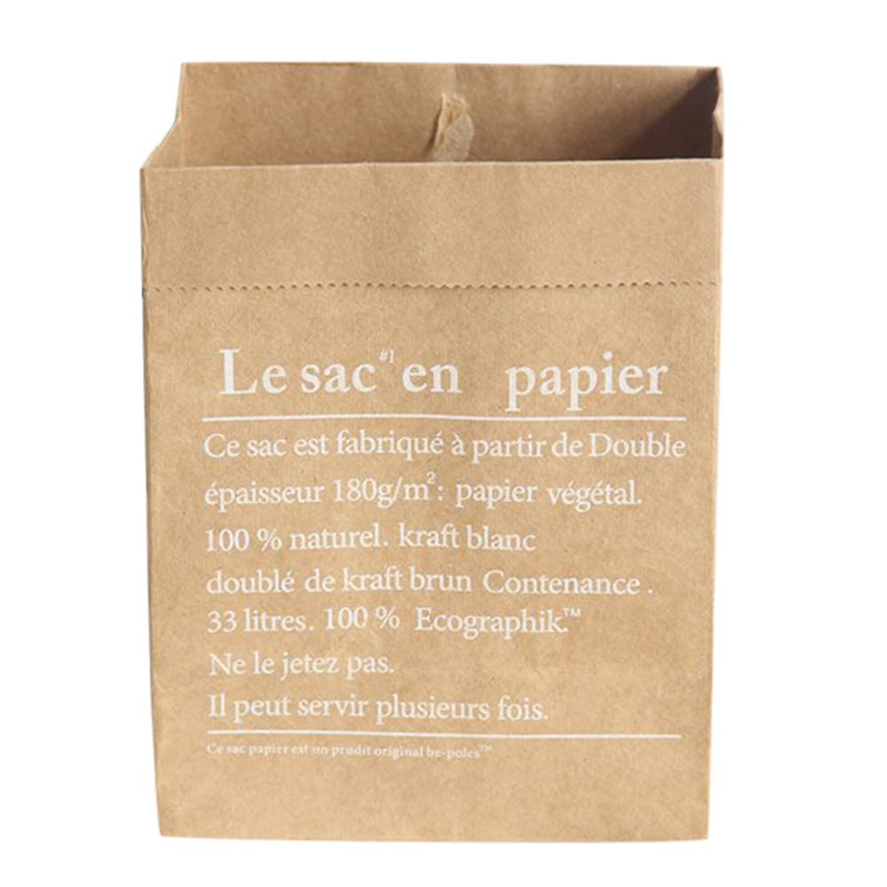 Roztomilá úložná taška Kraftová papírová taška na prádlo Dětské hračky Hračky ovoce a květiny