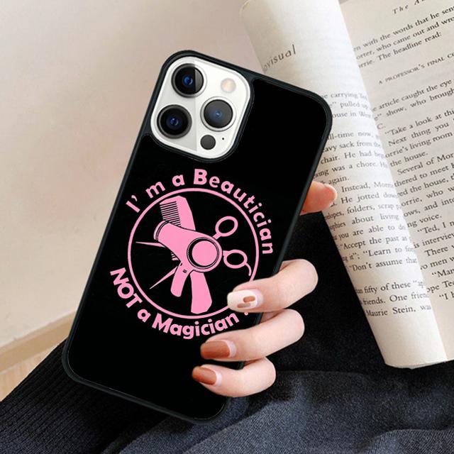 Barber Shop Hair Stylist Phone Case Back Cover for iPhone 17 Air 16 15 14 13 11 12 Pro Max Plus Fundas Coque