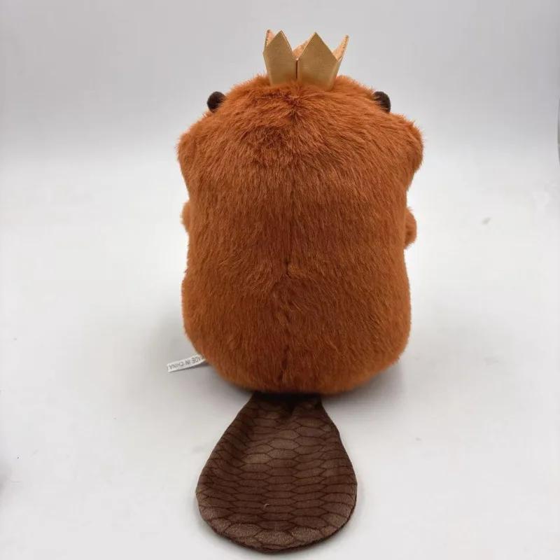 Hoppers Plush Doll New Anime Peripherals Beaver Transformation Stuffed Toy Soft Collectible Plushie For Kids Birthday Gift
