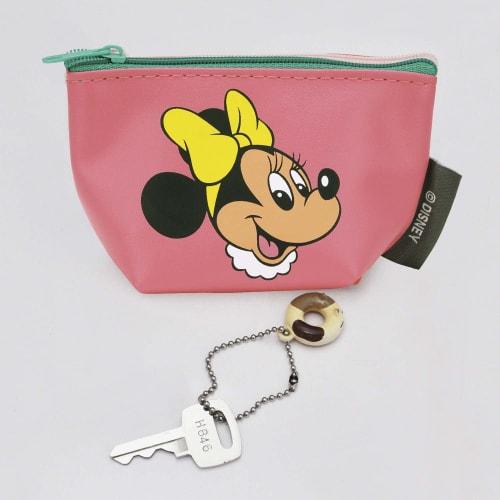 Skater Triangular Mini Pouch Accessory Case Gusset Disney Retro Minnie Mouse ZTP1-A