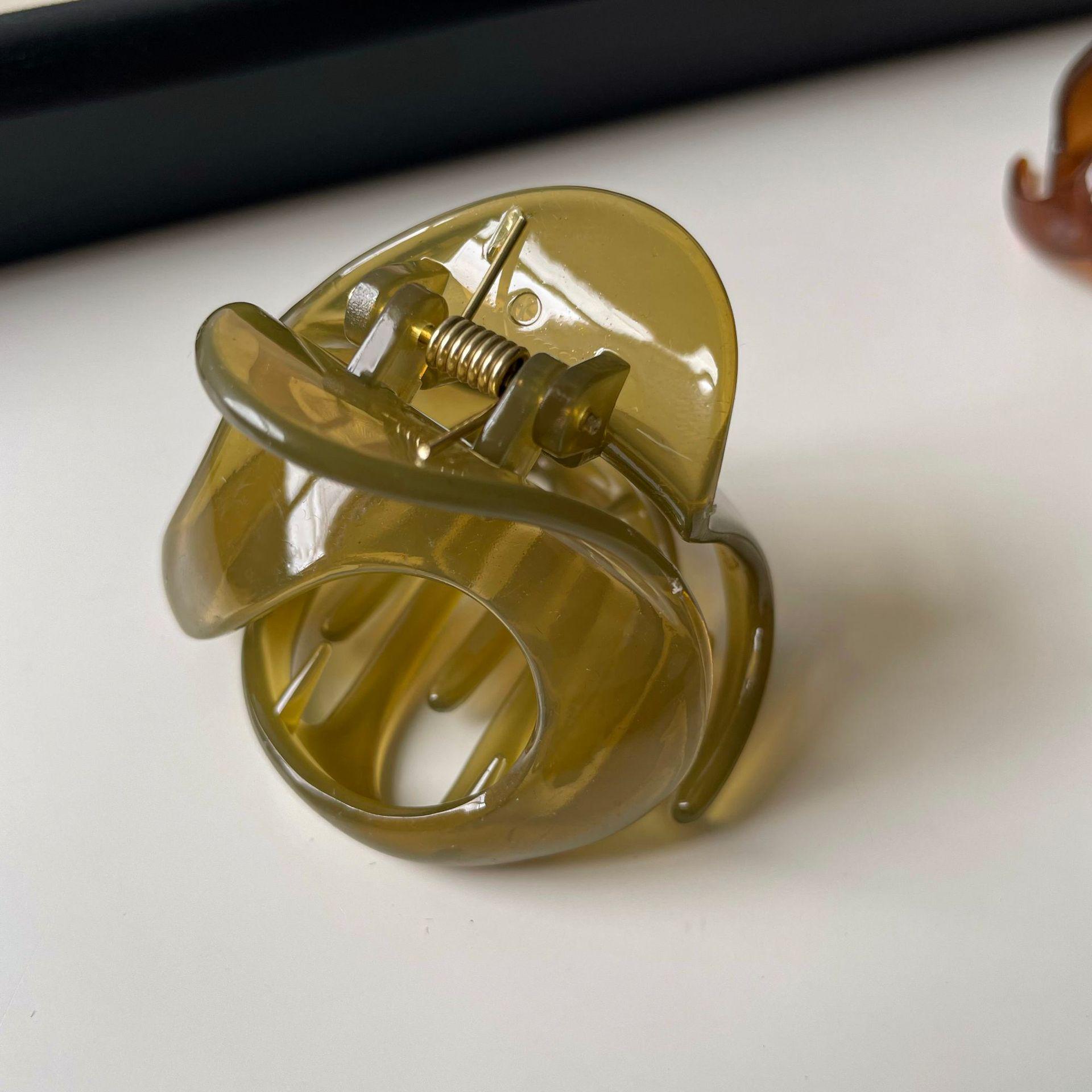 

2024 Новая простая заколка для волос в форме желе для женщин — идеально подходит для высоких хвостиков