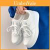 Spring Womens White Sneakers With Thick Sole And Crossstrap For Casual Sportwear