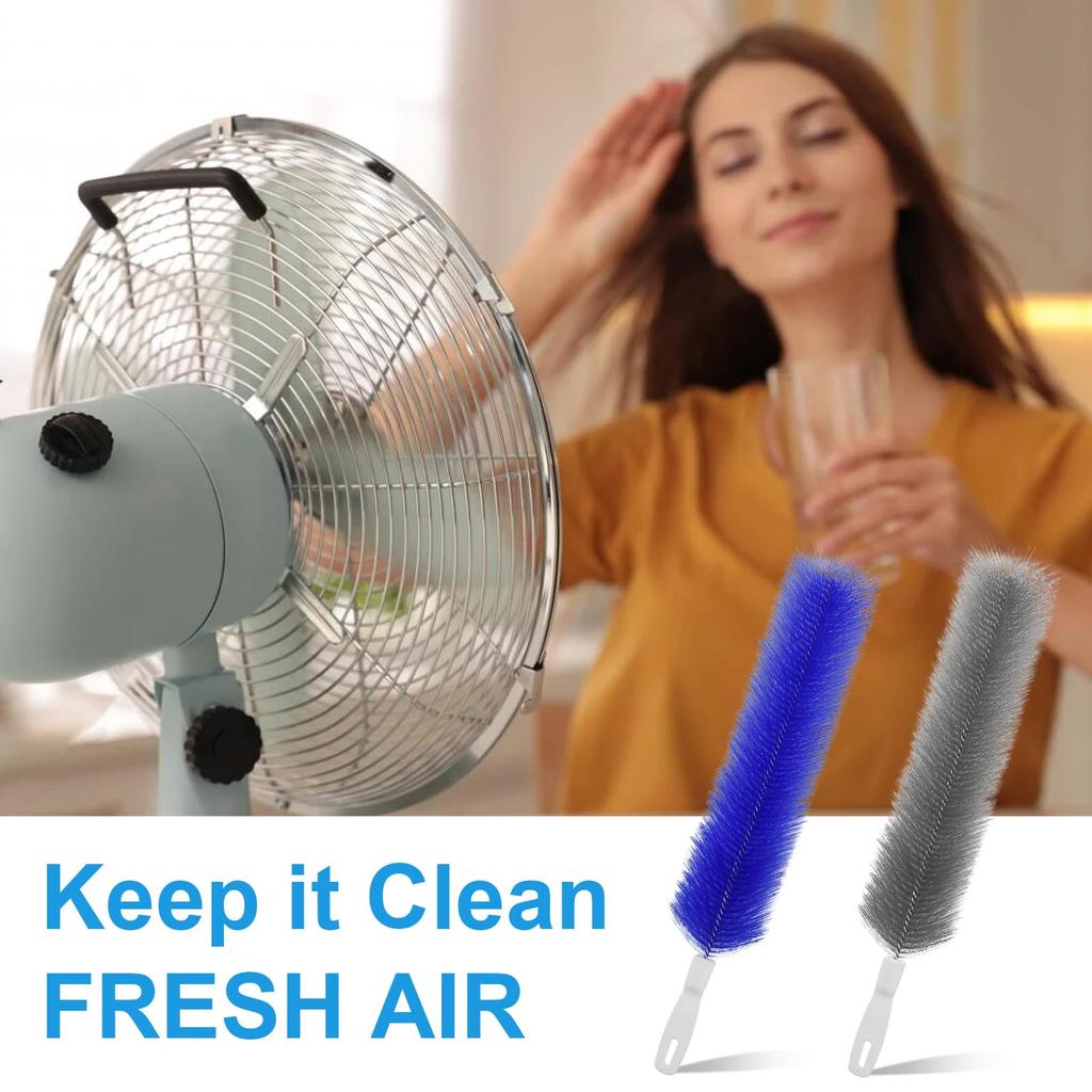 Foldable Cleaning Brush: 2 Pack 16 x 3.5 Inch Bendable Design Reaches Tight Spots - Reusable Microfiber Duster Captures Dust Effectively - Ceiling
