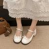 Fashion All-Match Shoes Woman Flats Oxfords Round Toe Dress Comfortable New Leather Summer Spring Mary Janes Shoes Woman Comfortable And