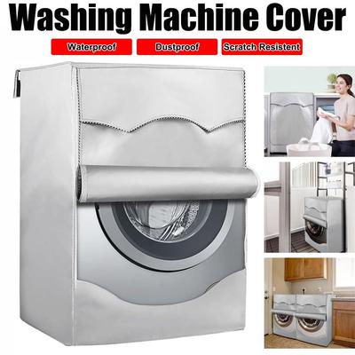 With Roll Edge Washer Dryer Cover Oxford Waterproof Cover Washer Covers  For Front Loading Machine