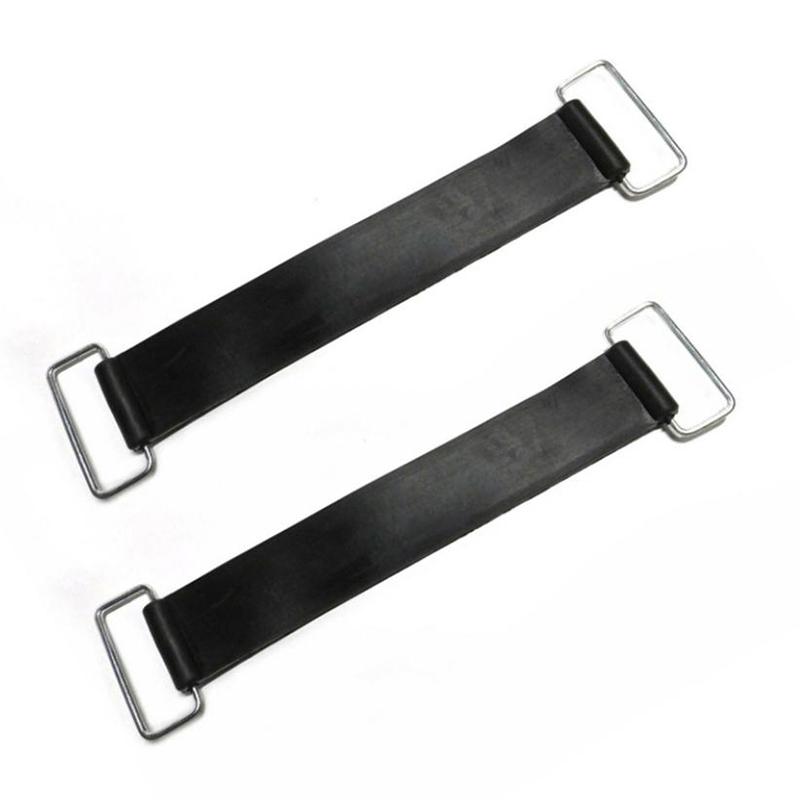2pcs 18-23cm Motorcycle Rubber Battery Strap Holder Belt For All Motorcycles, Tricycles, Scooters