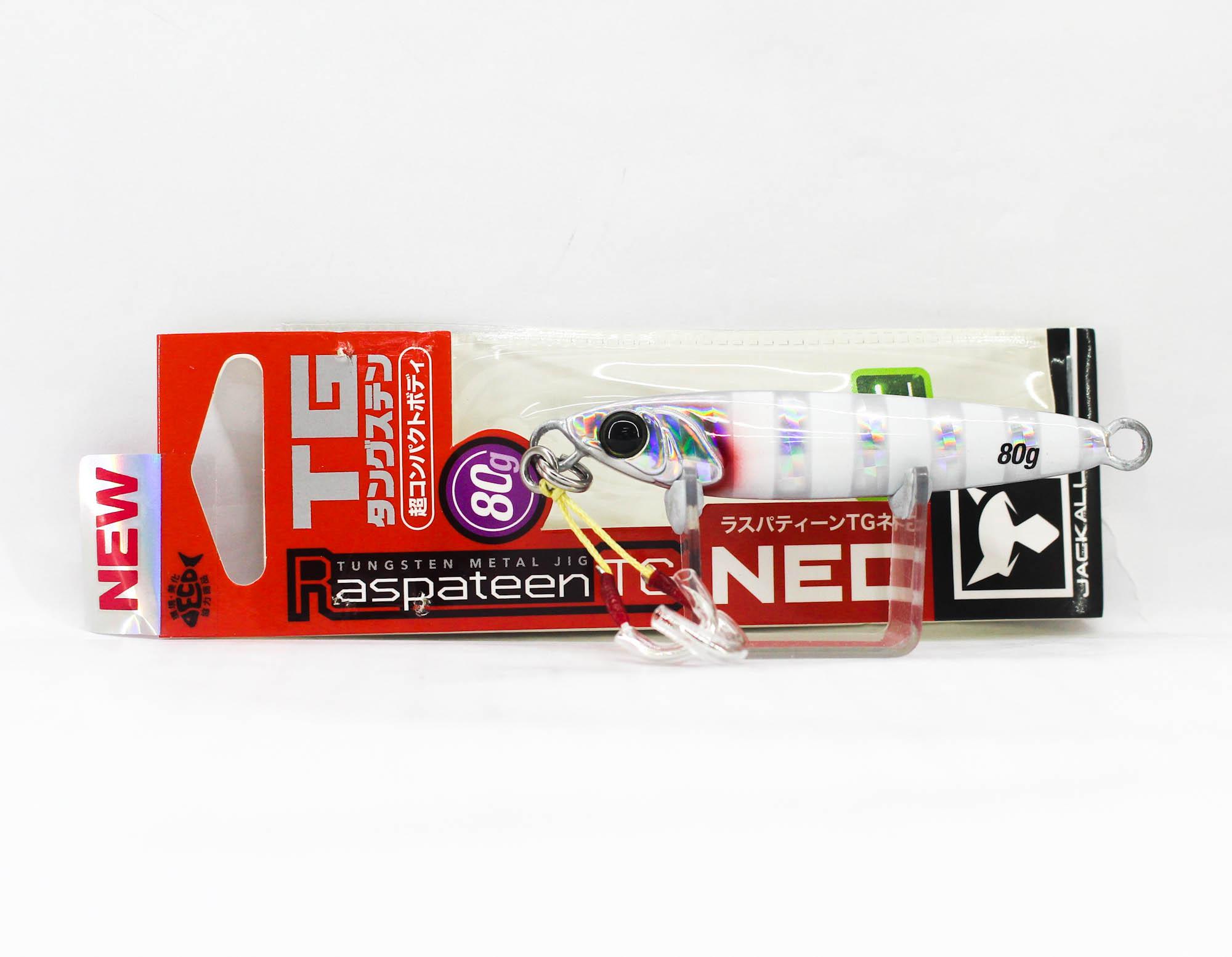 Jackall Металлическая джиг-приманка Raspateen TG Вольфрамовая Neo 80 грамм Светонакопительная полоса HL (8579)