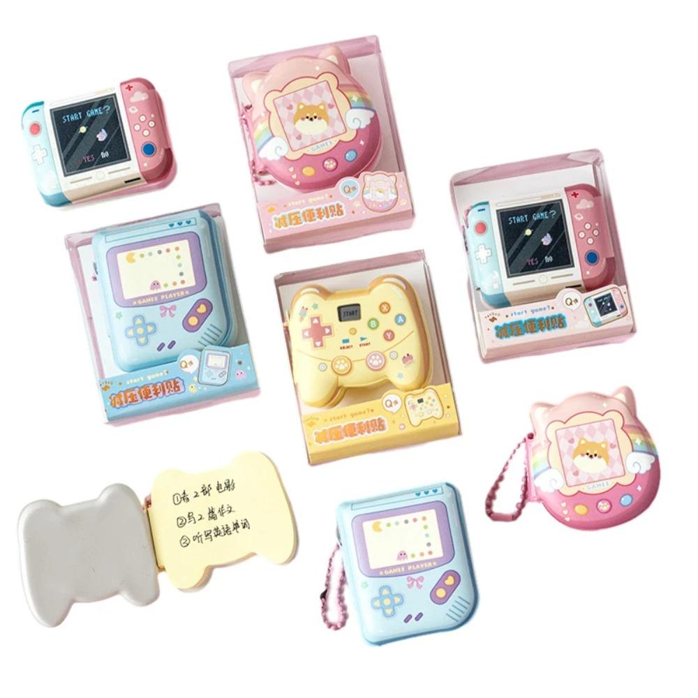 Special-shaped Cute Pocket Sticky Notes Cartoon Soft Silicone Cover Memo Pad  Student Pendant