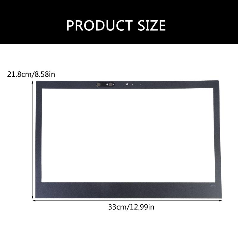 Laptop LCD Bezel Frame Surround Screen Front Shell Sheet Sticker Cover Sheet Replacement for T480 Computer Accessories