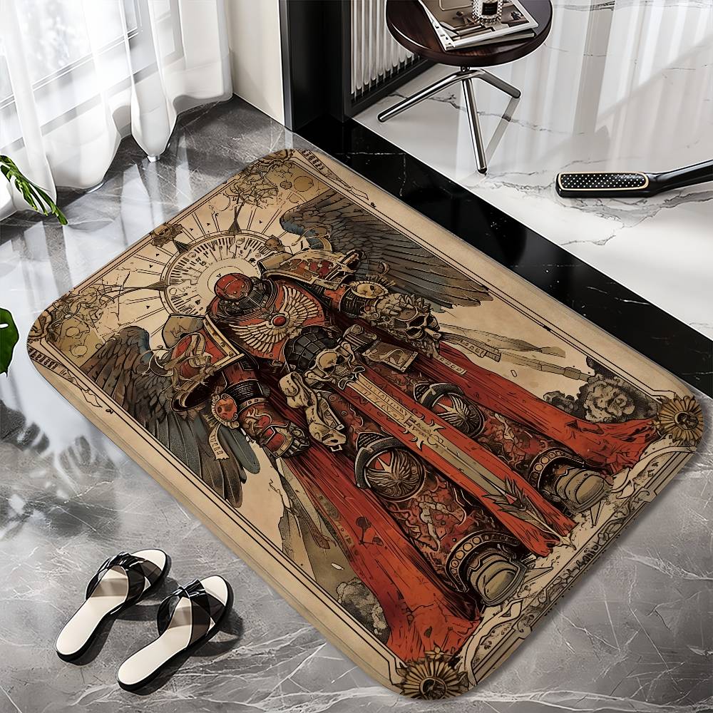 Warhammer 40K Space Marine Floor Mat Printed Large Carpets Room And Bedroom Carpets Bathroom Anti Slip Door Mats Small Carpets