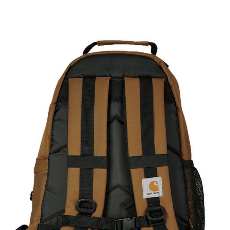 Carhartt WIP Classic Square Label Buckle Oxford Cloth Backpack Regular Men backpack Brown CHXBGI031468R-1