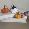 Crochet Ghost Car Pendants Creative Knitted Pumpkin Rearview Mirror  Pendant Halloween Decor