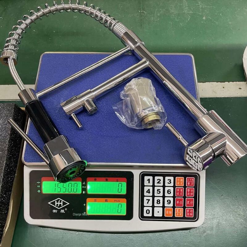 Handon Spring Kitchen Faucet with Dual Outlet