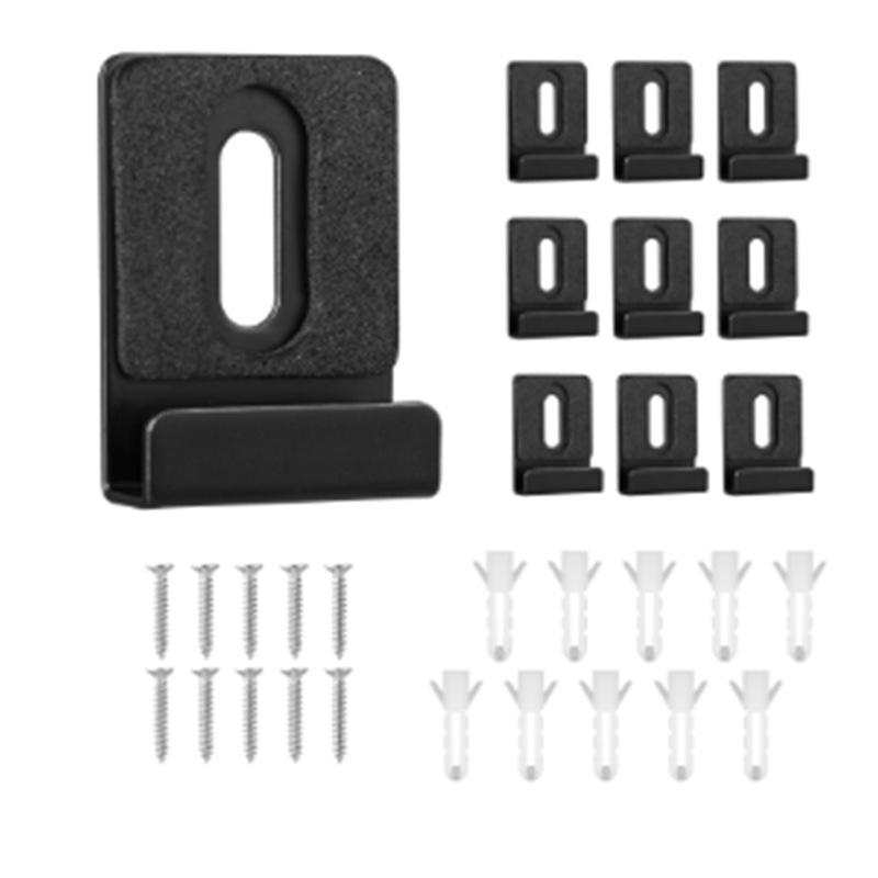 Stainless Steel Mirror Holder Clips, Square, Set of 4