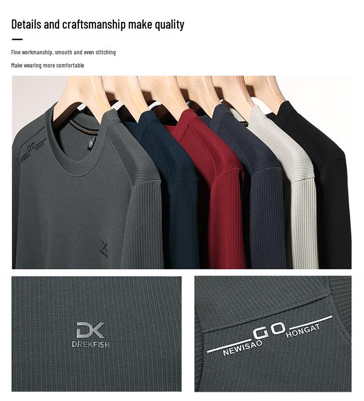 Woodpecker Men's High-End Autumn 2025 Loose Fit Long Sleeve Hoodie