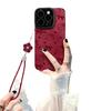 New Year's Love Cat Is Suitable for Apple 17Pro New 15 Flip Fur iPhon16promax Anti-drop Fine Hole 14