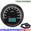 7 Color LED Auto Car 85mm GPS Speedometer Gauge with GPS Antenna 30KMH,60KMH,120KMH,200KMH Marine Boat Yacht COG TRIP Odometer