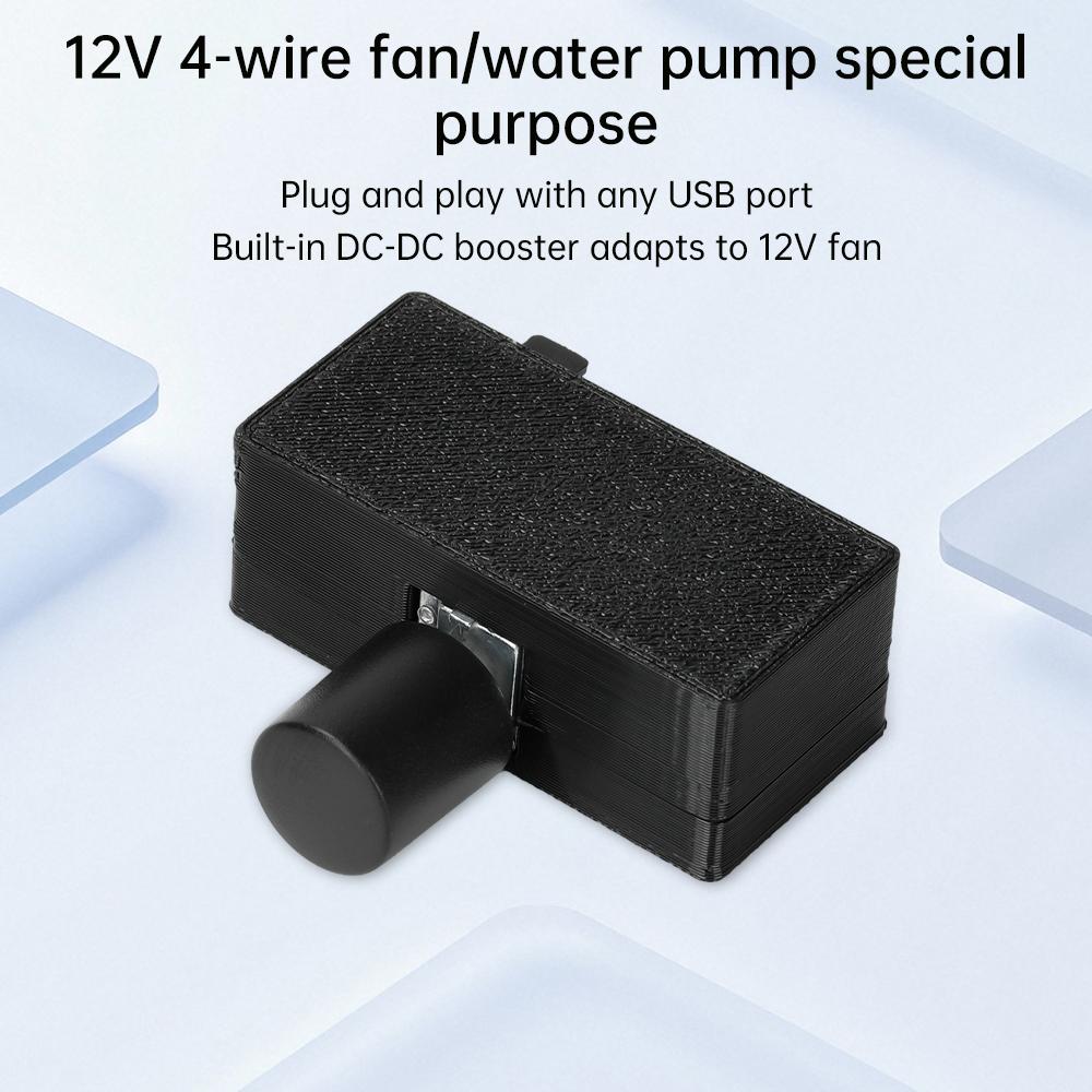 Fan Speed Controller 4Pin PWM Speed Regulator Fan Governor Type-C Power Supply DIY Water-cooled Radiator Fan Motor Controller