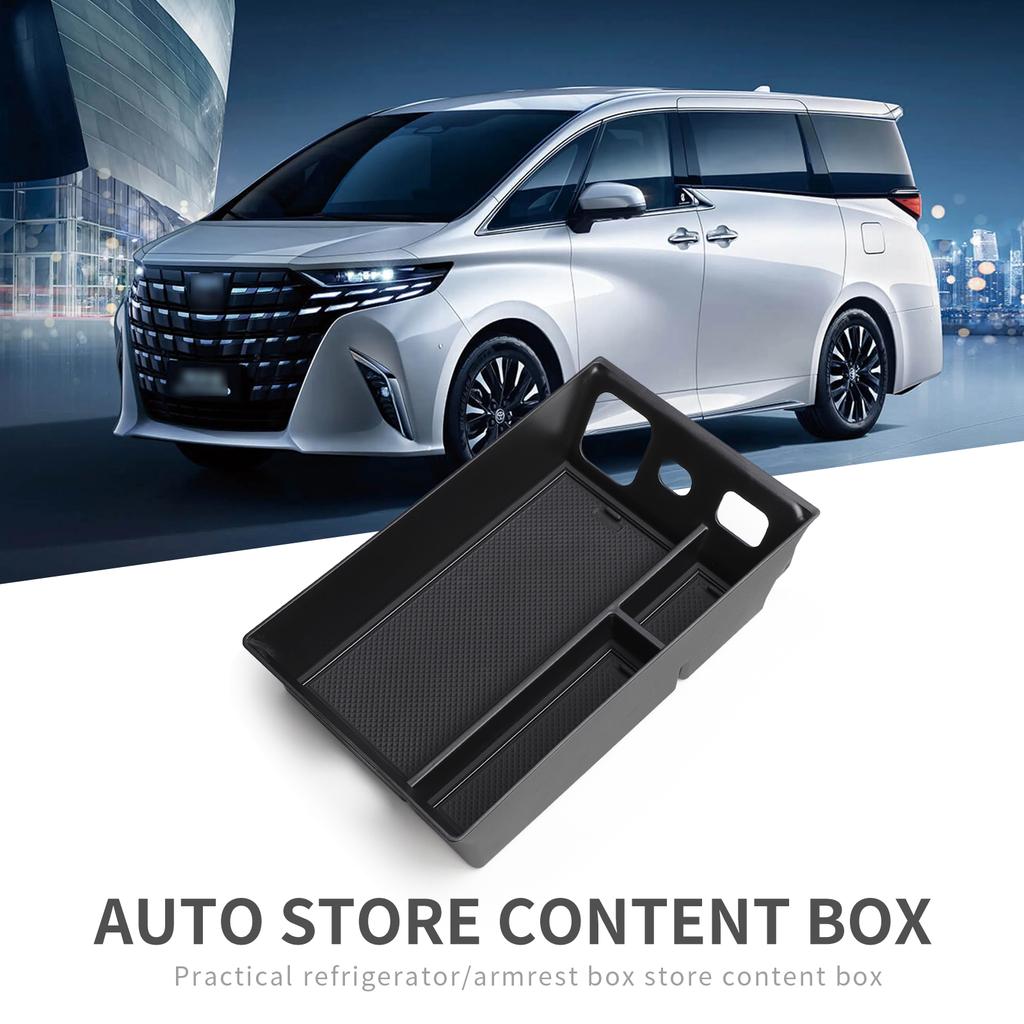 for Toyota Alphard Verfire 40 Series 2025 2025 Car Center Console Armrest Storage Box Tray Organizer Accessories Tidying