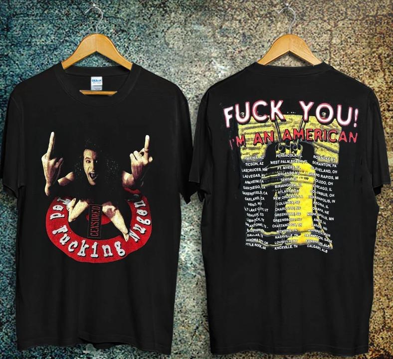

Reprint Vintage Ted Nugent Concert T Shirt Unisex T-Shirt S