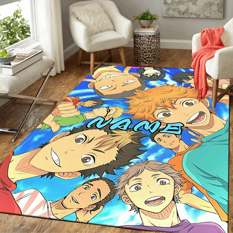 Custom 1Pc Volleyball Spirit Teamwork Triumphs Rug Office Carpet Indoor Outdoor Entrance Doormat Nonslip Soft And Comfortable Living Room D291580