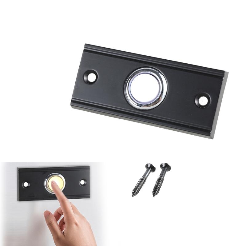 Brass Doorbells Switches illuminates  Push Button Wall Mounted Doorbells Button for Home Decors & Electrical Installations