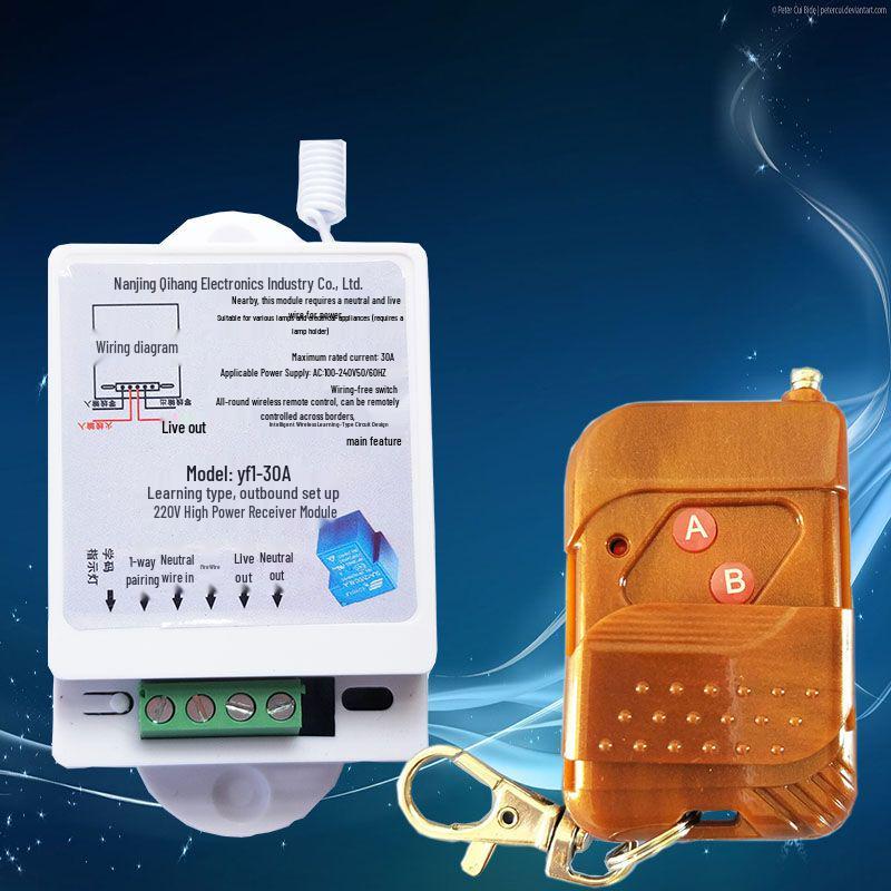 High-Power Wireless Remote Control Switch for 380V/220V Water Pumps - Single & Dual Channel Smart Controller