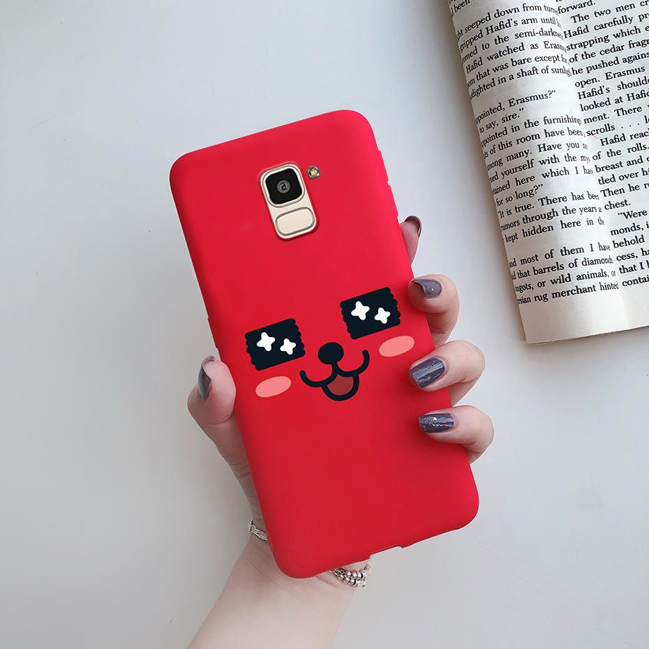 For Samsung J6 2018 Case J600F Soft Silicone Cute Love Heart Flower Cover For Samsung Galaxy J6Plus 2018 J6+ J6 Plus J610F Case