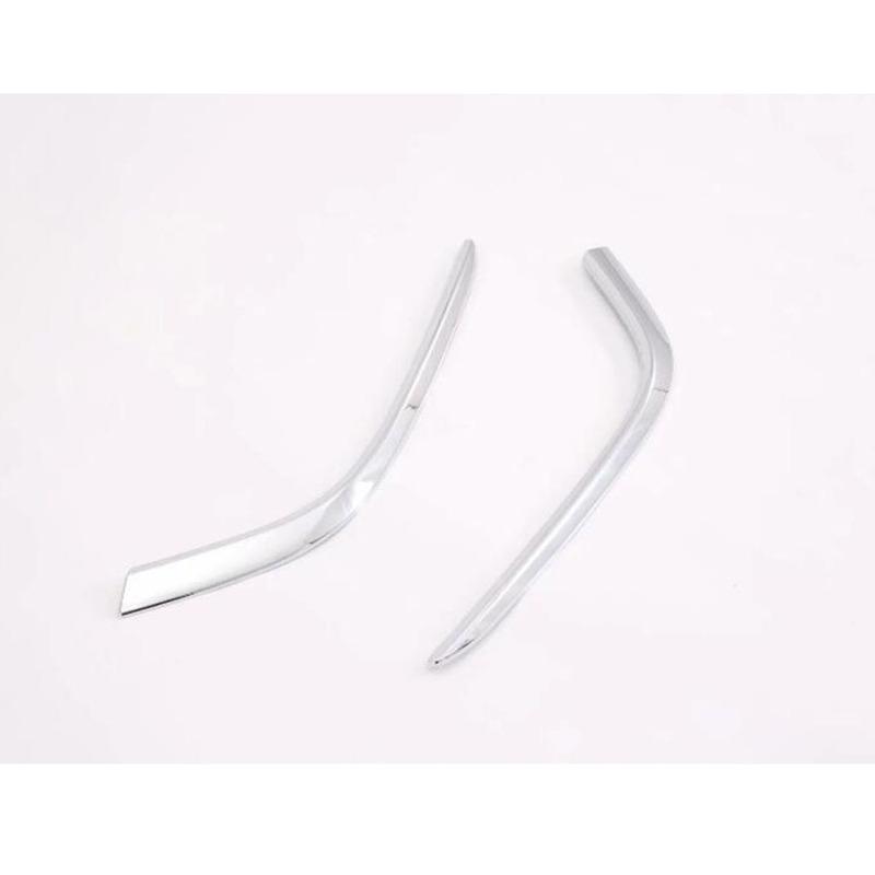 For Mazda6 Mazda 6 Atenza 2014 2015 2016 2017 2018  Body Head Front Fog Eyebrow Trim Light Lamp Frame Stick ABS Chrome Cover