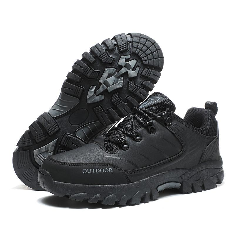 

Outdoor Hiking Shoes Low Cut Lace Up Comfortable Plus Size Off-road Men s Durable Labor Protection 42