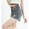 Women's Summer 2023 Elastic High-Waisted Slimming Jeans: Tight, Straight, Wide-Leg Shorts & Hot Pants