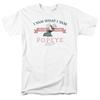 26 Popeye Vintage I Yam What I Yam T Shirt Licensed Comic Cartoon Tee White Unisex T-Shirt