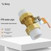 Yu Neng PPR Dual-Head Copper Ball Valve
